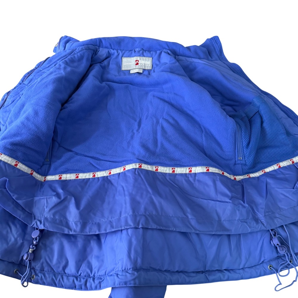 Alpine Design Insulated Ski Jacket Blue White Winter Performance Women's S - Picture 11 of 12